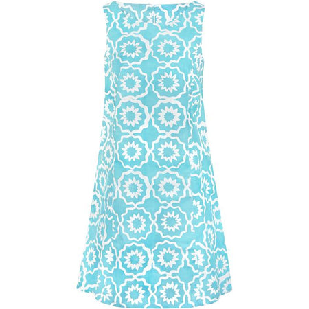 Global Mamas Boardwalk Dress -- Chroma-- Sky Blue