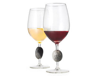 Sea Stones Stone-Stemmed Wine Glass (Set of Two)