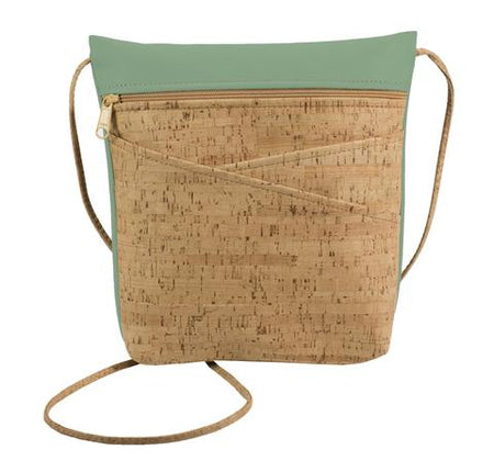 Natalie Therése Be Lively 3  Rustic Cork Cross Body Bag