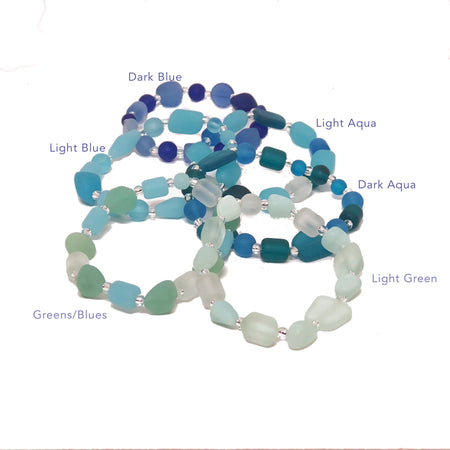 Hagen Gallery Tumbled Sea Glass Bracelet