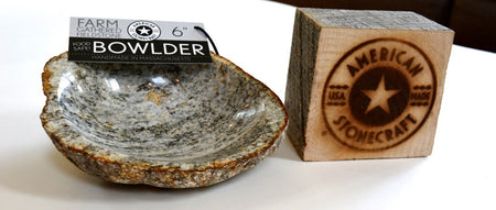 American Stonecraft 6" Granite Bowlder