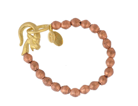 We Dream in Colour Copper Ankara Goat Bracelet