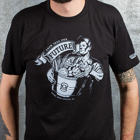 Oscar Mike Grow Your Own Future T-Shirt (Black)