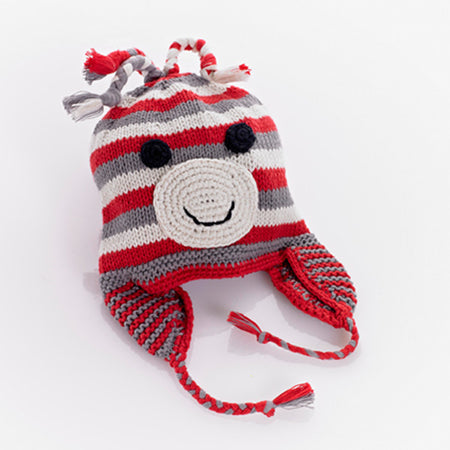 Pebble Red Monkey Hat