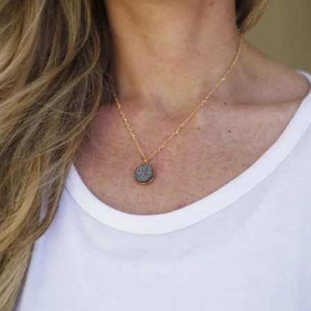The Shine Project Druzzy Necklace